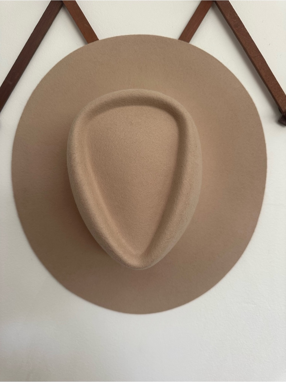 Gigi Pip - Dakota triangle crown hat - cream